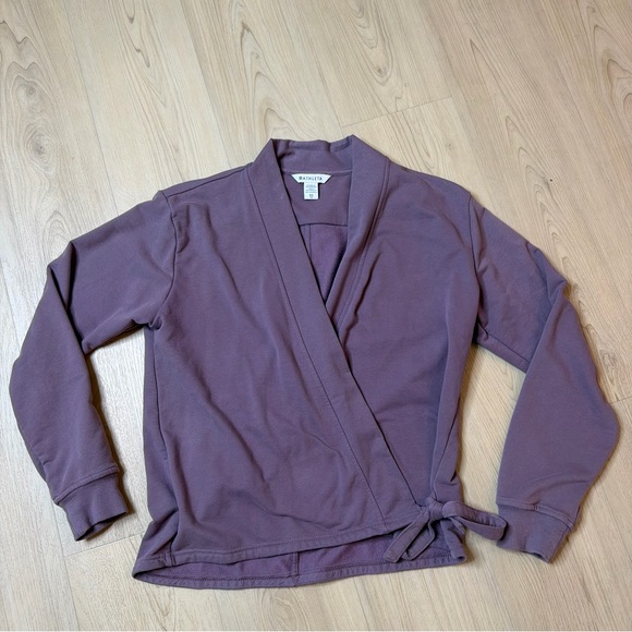 Athleta Retroterry Wrap Sweatshirt - Picture 2 of 5